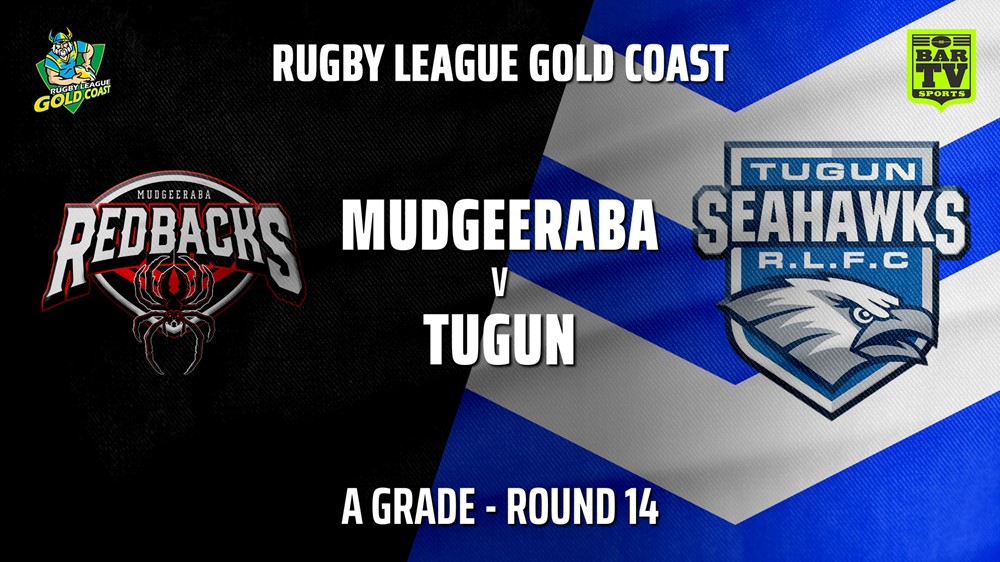 210919-Gold Coast Round 14 - A Grade - Mudgeeraba Redbacks v Tugun Seahawks Slate Image