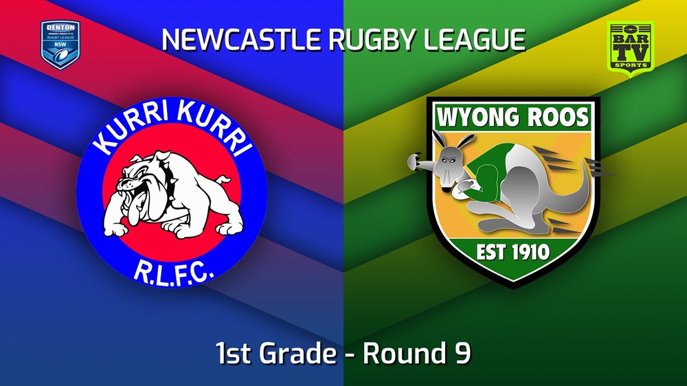 220528-Newcastle Round 9 - 1st Grade - Kurri Kurri Bulldogs v Wyong Roos Slate Image