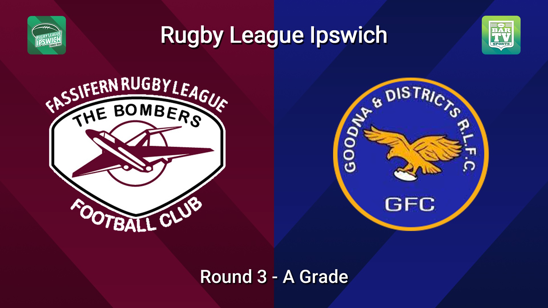 260412-video-Rugby League Ipswich Round 3 - A Grade - Fassifern Bombers v Goodna Slate Image