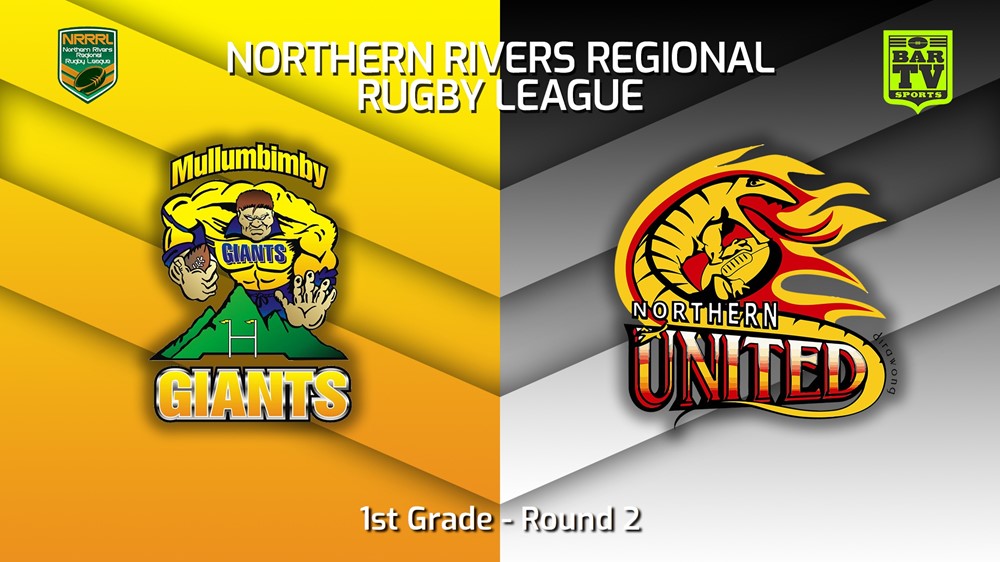 230423-Northern Rivers Round 2 - 1st Grade - Mullumbimby Giants v Northern United Slate Image