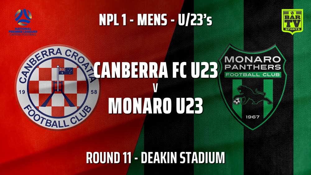 210627-Capital NPL U23 Round 11 - Canberra FC U23 v Monaro Panthers U23 Slate Image
