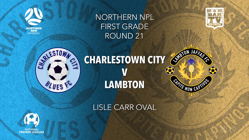 NPL - NNSW Round 21 - Charlestown City Blues FC v Lambton Jaffas FC Slate Image