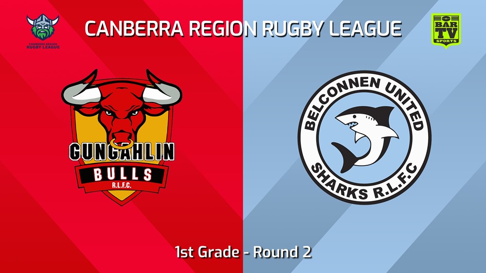 240413-Canberra Round 2 - 1st Grade - Gungahlin Bulls v Belconnen United Sharks Minigame Slate Image