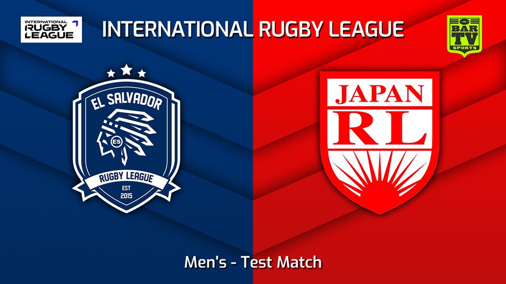 221009-International RL Test Match - Men's - El Salvador v Japan Slate Image