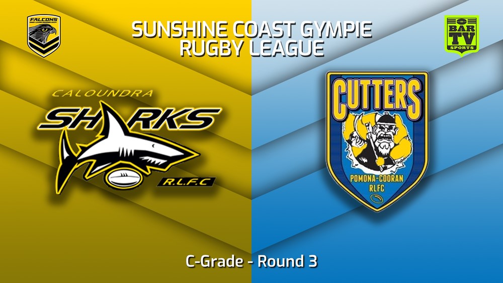 230415-Sunshine Coast RL Round 3 - C-Grade - Caloundra Sharks v Pomona Cooran Cutters Minigame Slate Image