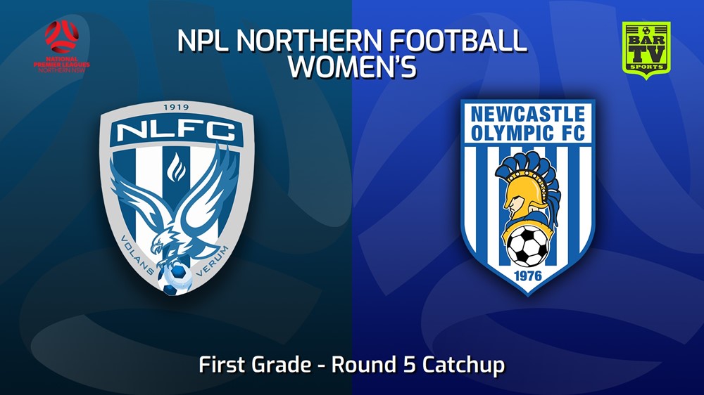 230611-NNSW NPLW Round 5 Catchup  - New Lambton FC W v Newcastle Olympic FC W Minigame Slate Image