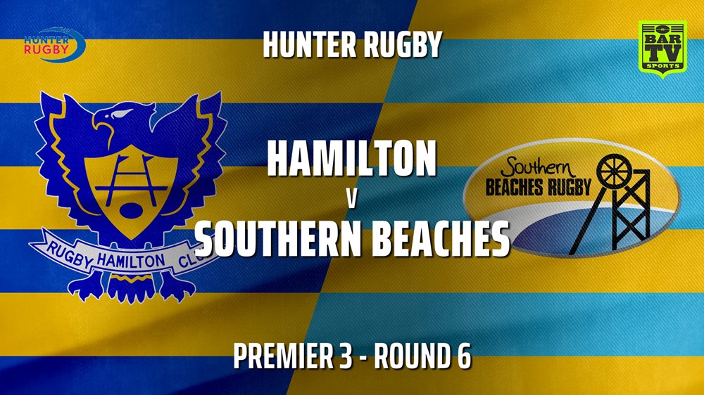 210522-HRU Round 6 - Premier 3 - Hamilton Hawks v Southern Beaches Slate Image