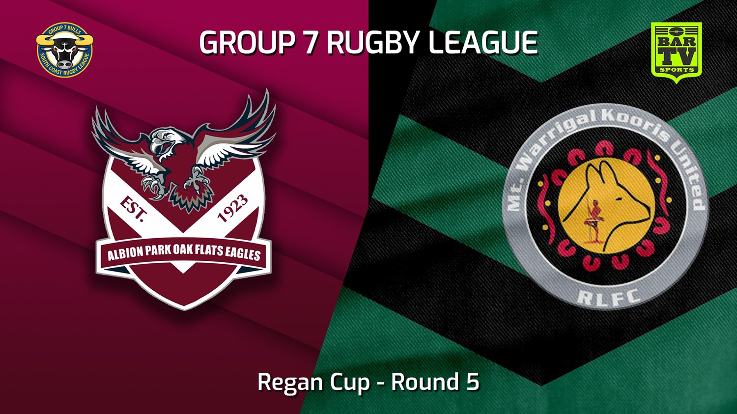 230430-South Coast Round 5 - Regan Cup - Albion Park Oak Flats Eagles v Mt Warrigal Kooris Slate Image
