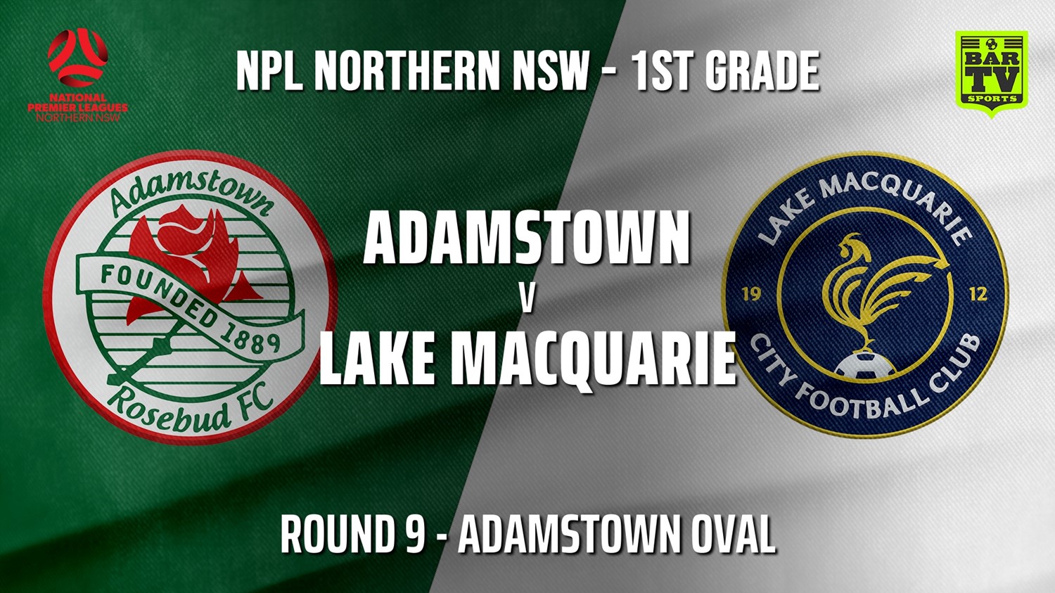 210529-NPL - NNSW Round 9 - Adamstown Rosebud FC v Lake Macquarie City FC Minigame Slate Image