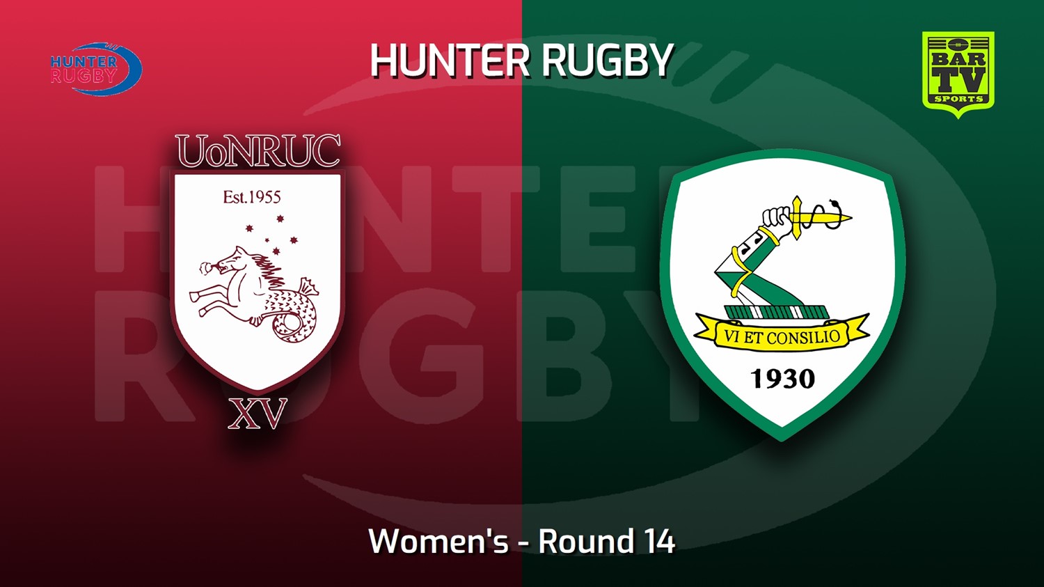 MINI GAME: Hunter Rugby Round 14 - Women's - University Of Newcastle v Merewether Carlton Slate Image