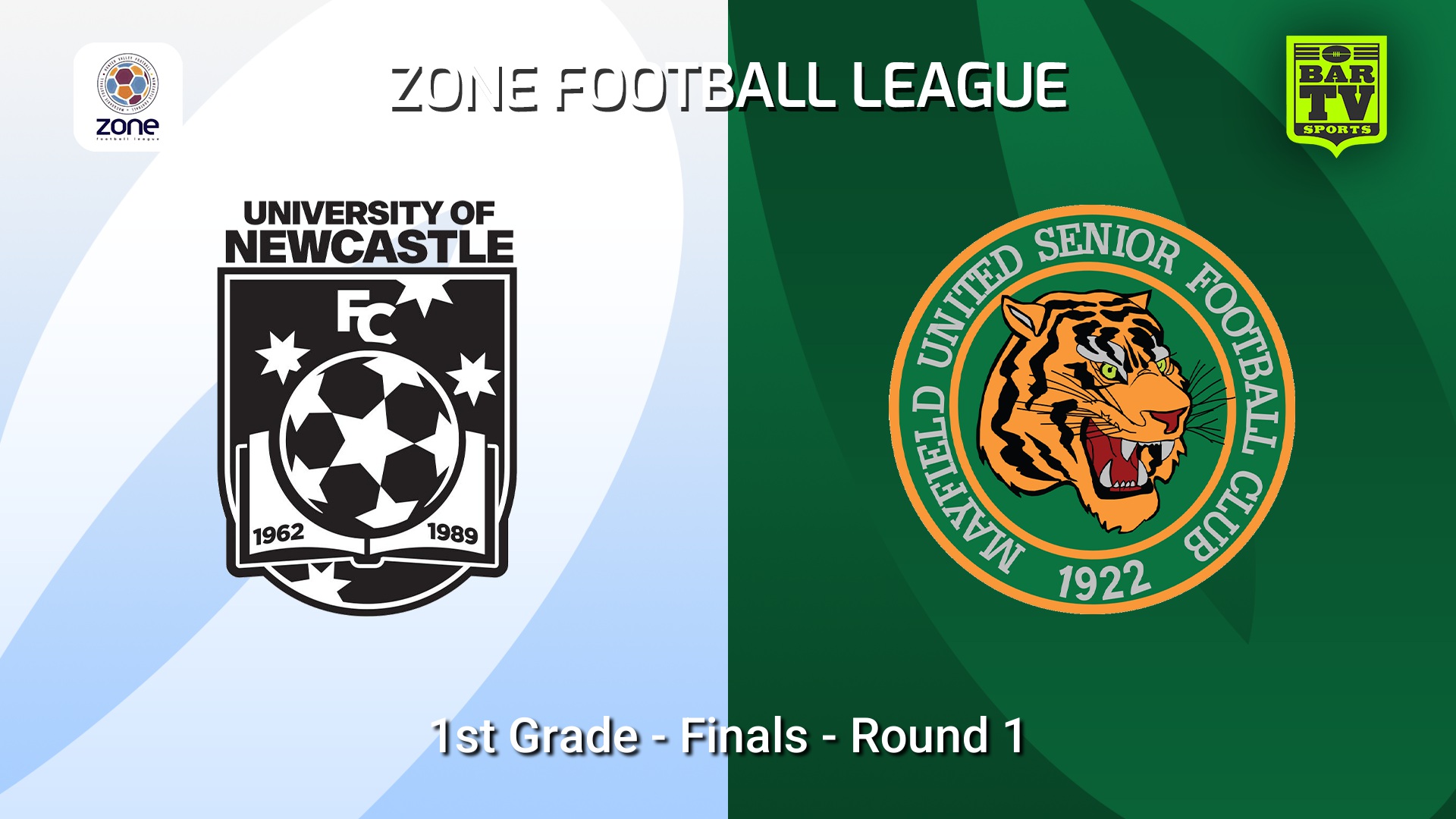 260906-video-Newcastle Zone Football League Finals - Round 1 - 1st Grade - University of Newcastle  v Mayfield United  Slate Image