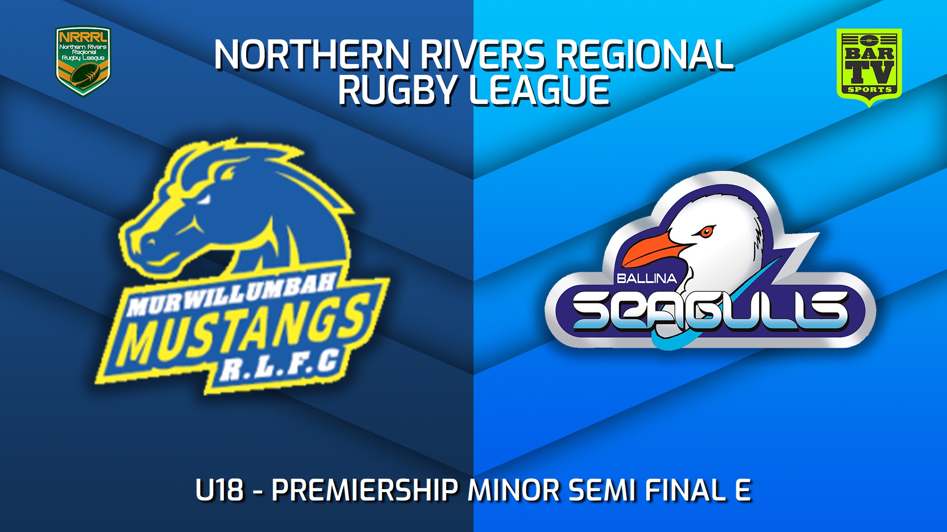 220821-Northern Rivers PREMIERSHIP MINOR SEMI FINAL E - U18 - Murwillumbah Mustangs v Ballina Seagulls Slate Image