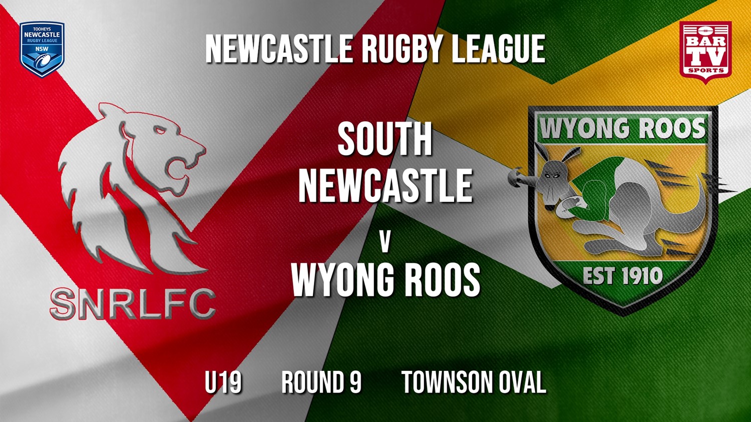 Newcastle Rugby League Round 9 - U19 - South Newcastle v Wyong Roos Slate Image