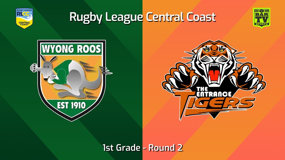 240519-video-RLCC Round 2 - 1st Grade - Wyong Roos v The Entrance Tigers Slate Image
