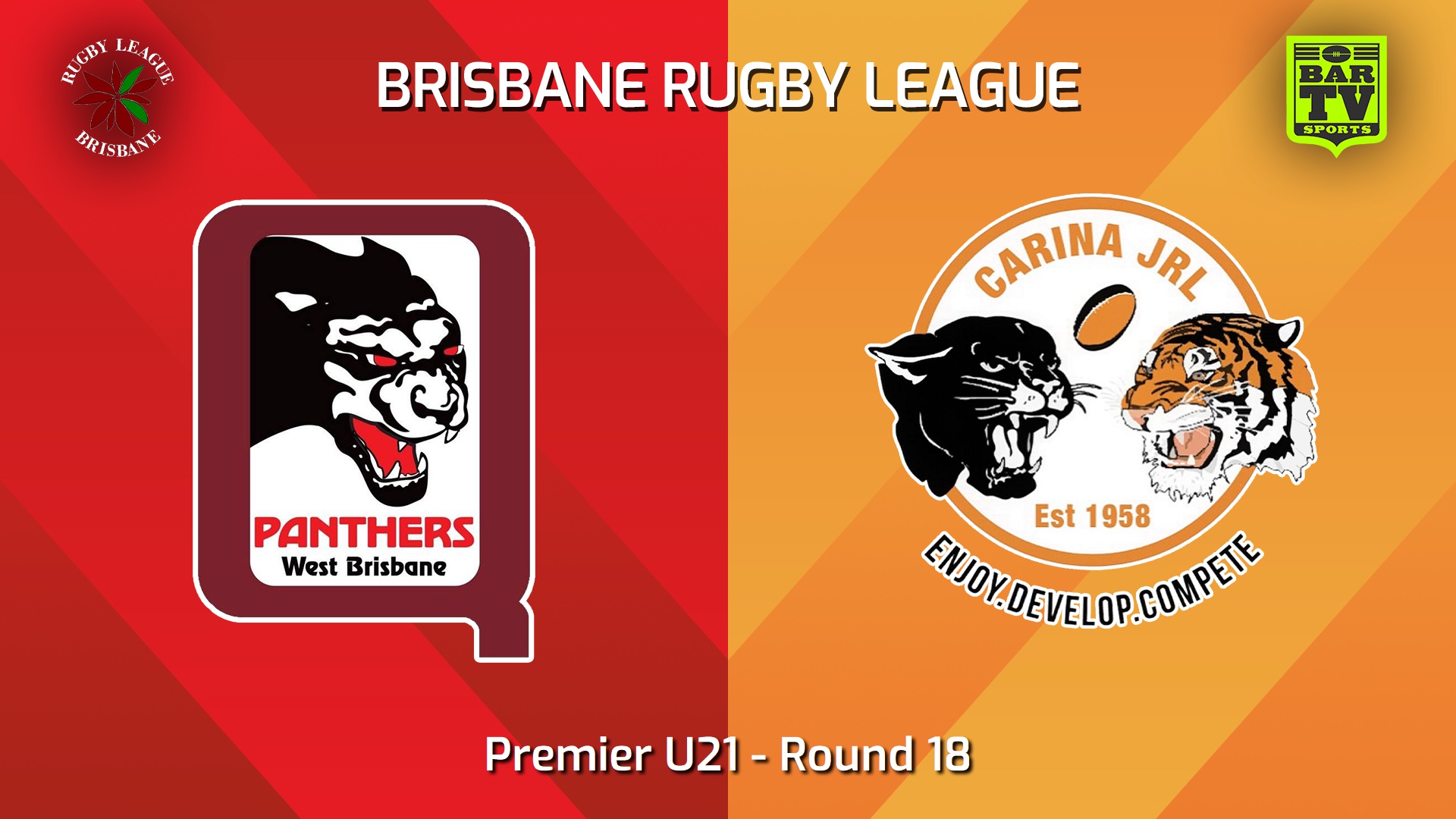 240817-video-BRL Round 18 - Premier U21 - West Brisbane Panthers v Carina Juniors Slate Image