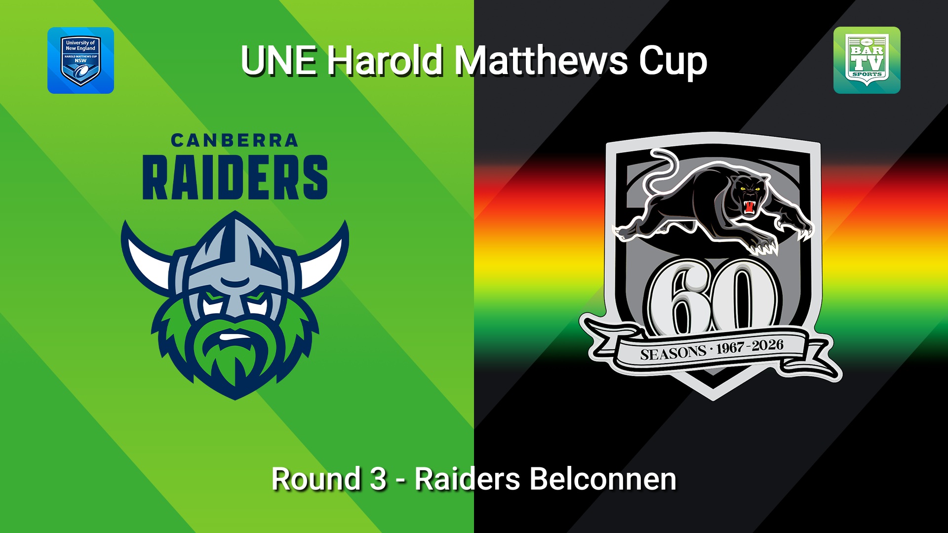 260221-video-UNE Harold Matthews Cup Round 3 - Canberra Raiders v Penrith Panthers Minigame Slate Image