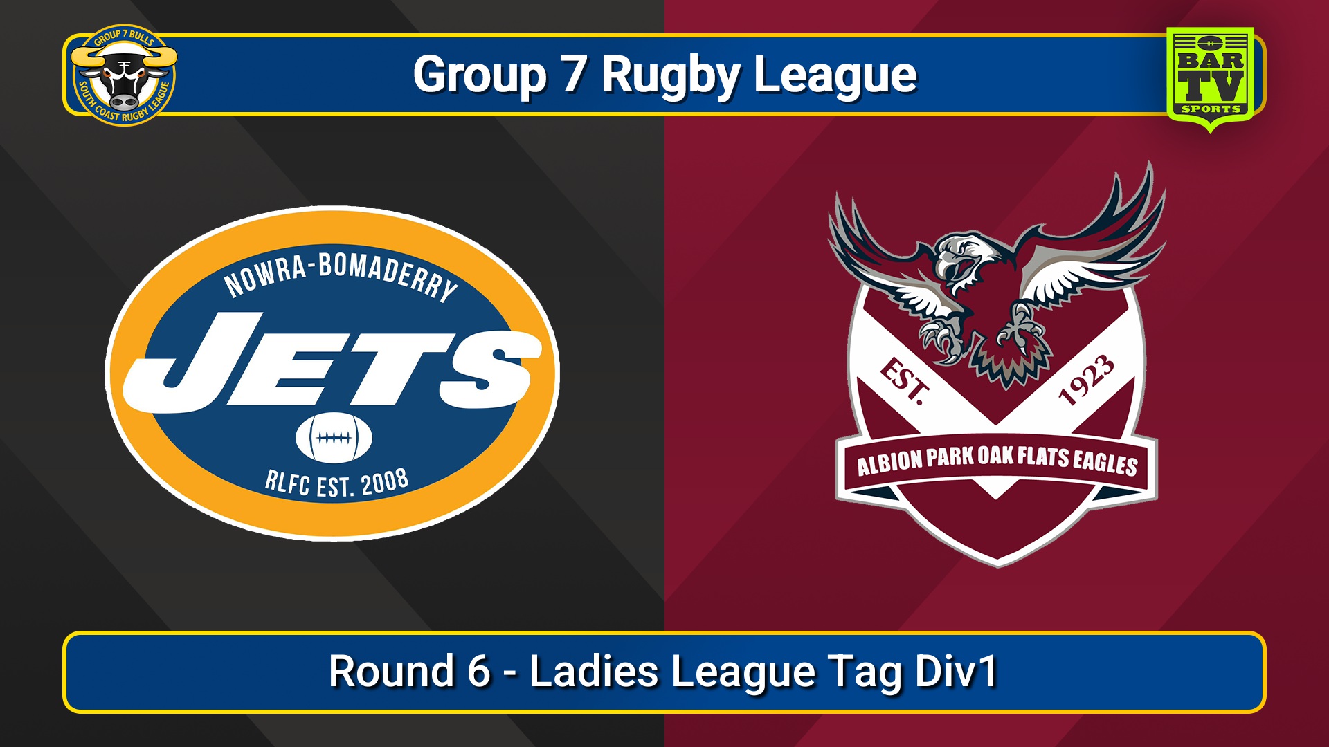 250518-video-South Coast Round 6 - Ladies League Tag Div1 - Nowra-Bomaderry  v Albion Park Oak Flats Slate Image