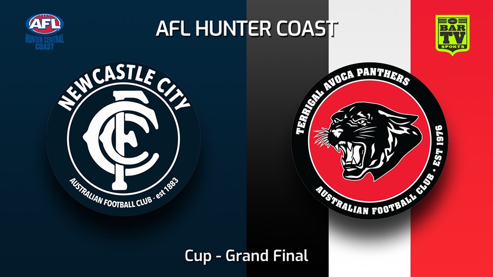 230916-AFL Hunter Central Coast Grand Final - Cup - Newcastle City  v Terrigal Avoca Panthers Minigame Slate Image