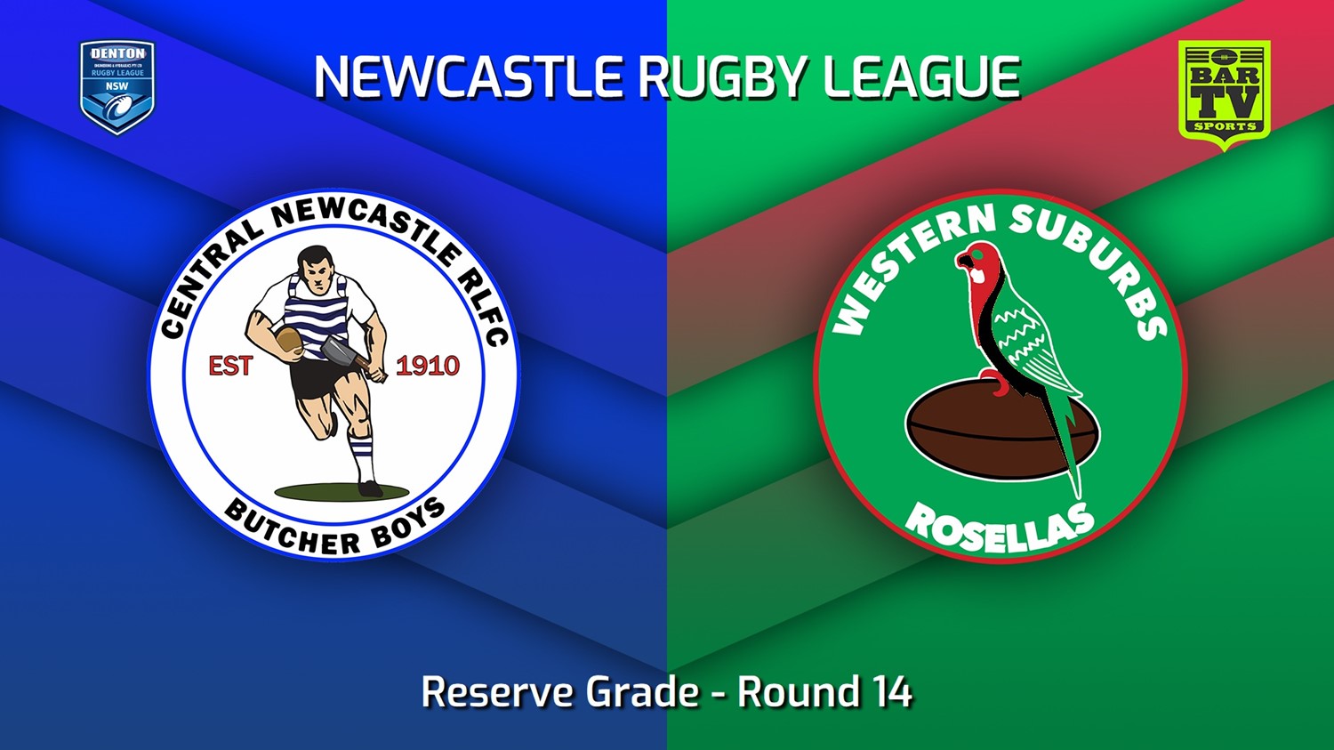 230702-Newcastle RL Round 14 - Reserve Grade - Central Newcastle Butcher Boys v Western Suburbs Rosellas Slate Image