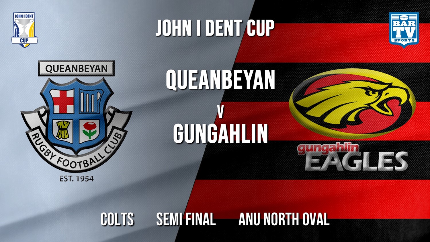 John I Dent Semi Final - Colts - Queanbeyan Whites v Gungahlin Eagles Minigame Slate Image