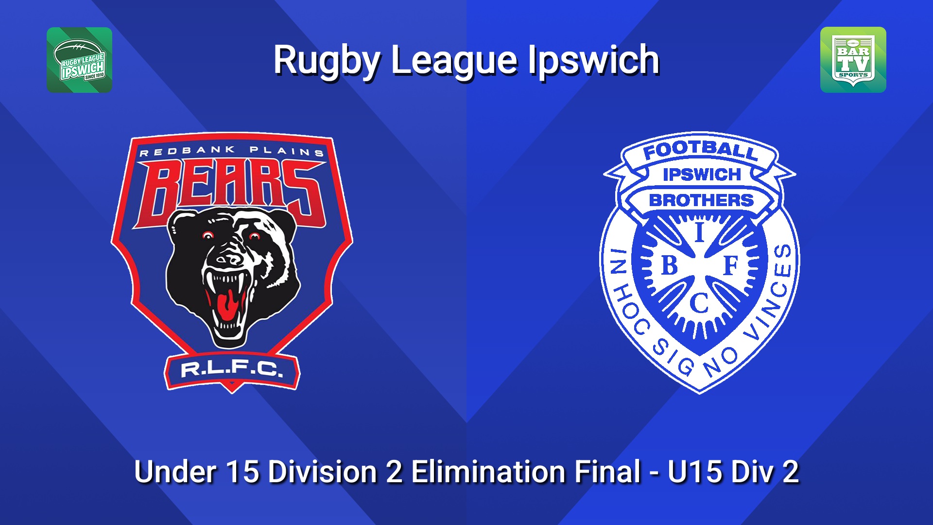 260822-video-Rugby League Ipswich Under 15 Division 2 Elimination Final - U15 Div 2 - Redbank Plains Juniors v Brothers Ipswich Slate Image