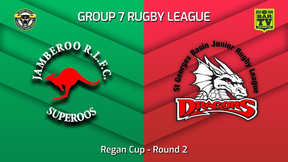 230401-South Coast Round 2 - Regan Cup - Jamberoo Superoos v St Georges Basin Dragons Minigame Slate Image
