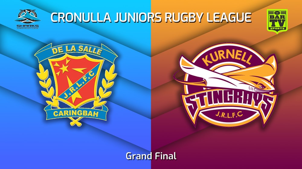 230826-Cronulla Juniors Grand Final - U9 Silver - De La Salle v Kurnell Stingrays Minigame Slate Image