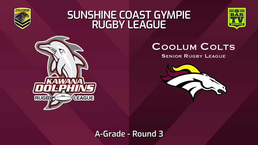 240421-video-Sunshine Coast RL Round 3 - A-Grade - Kawana Dolphins v Coolum Colts Slate Image
