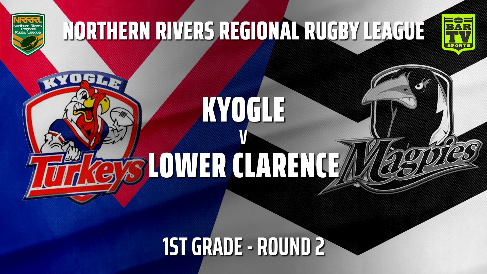 210509-NRRRL Round 2 - 1st Grade - Kyogle Turkeys v Lower Clarence Magpies Slate Image