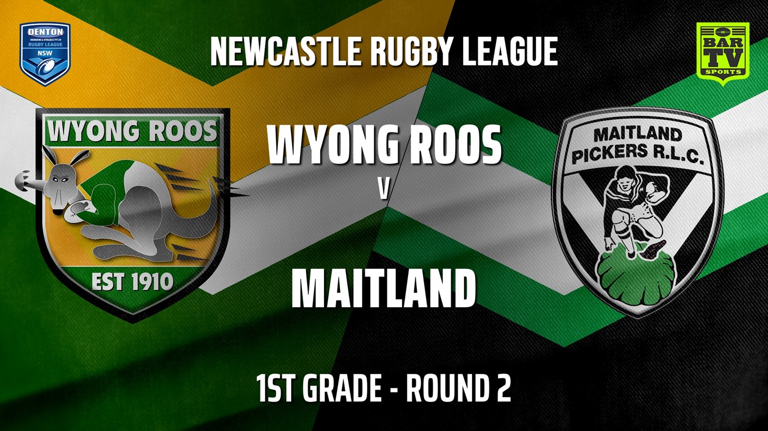 MINI GAME: Newcastle Rugby League Round 2 - 1st Grade - Wyong Roos v Maitland Pickers Slate Image