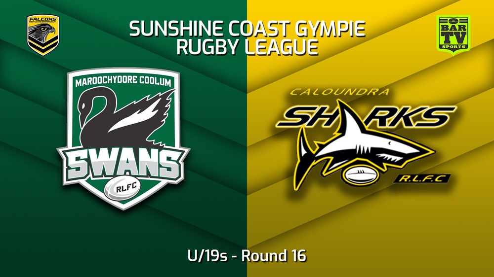 230805-Sunshine Coast RL Round 16 - U/19s - Maroochydore Swans v Caloundra Sharks Slate Image