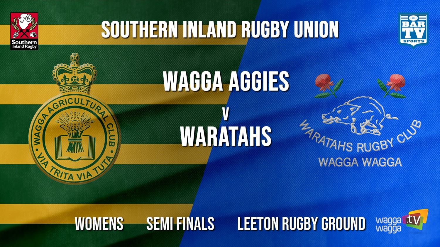 Southern Inland Rugby Union Semi Finals - Womens - Wagga Agricultural College v Wagga Waratahs Slate Image