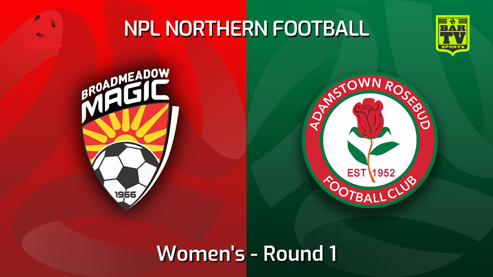 220318-NPL Women - Northern NSW Round 1 - Broadmeadow Magic FC W v Adamstown Rosebud JFC W Slate Image