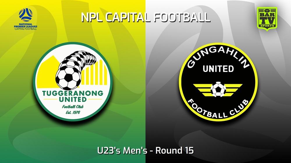 230723-Capital NPL U23 Round 15 - Tuggeranong United U23 v Gungahlin United U23 Slate Image