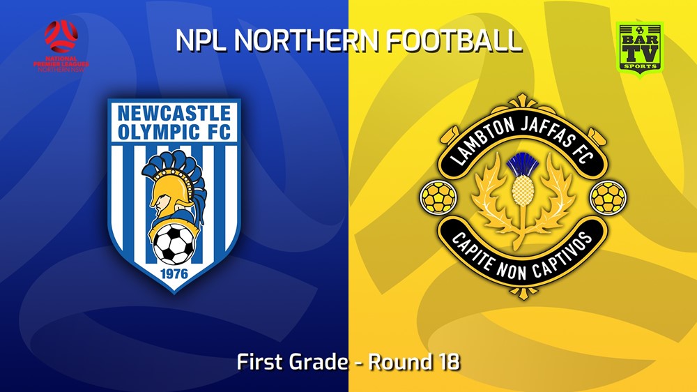 220814-NNSW NPLM Round 18 - Newcastle Olympic v Lambton Jaffas FC Slate Image