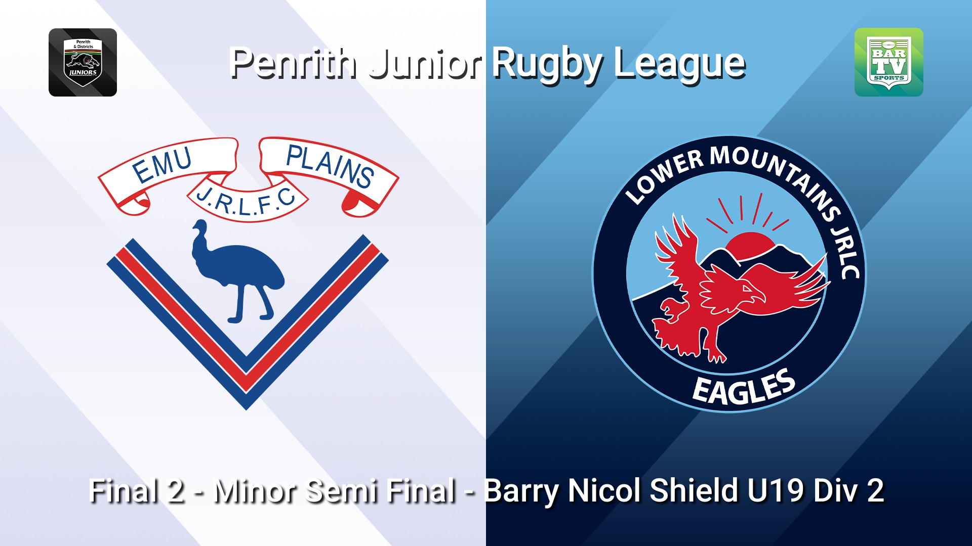 260830-video-Penrith & District Junior Rugby League Final 2 - Minor Semi Final - Barry Nicol Shield U19 Div 2 - Emu Plains v Lower Mountains Slate Image