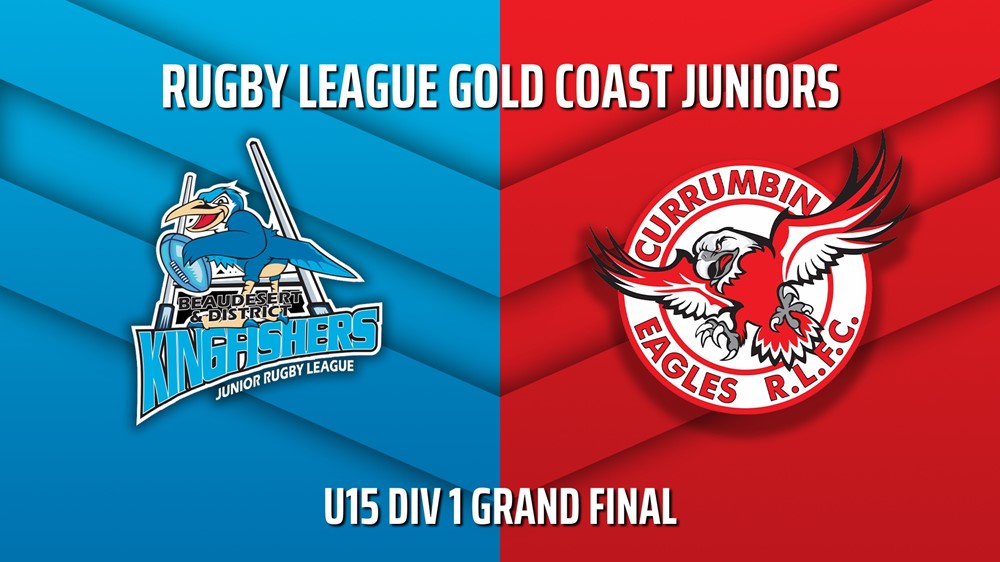 220903-Rugby League Gold Coast Juniors U15 Div 1 Grand Final - Beaudesert Kingfishers v Currumbin Eagles Slate Image