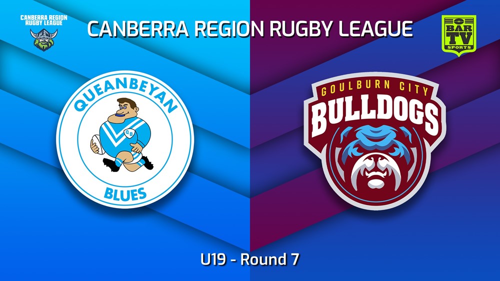 230527-Canberra Round 7 - U19 - Queanbeyan Blues v Goulburn City Bulldogs Slate Image