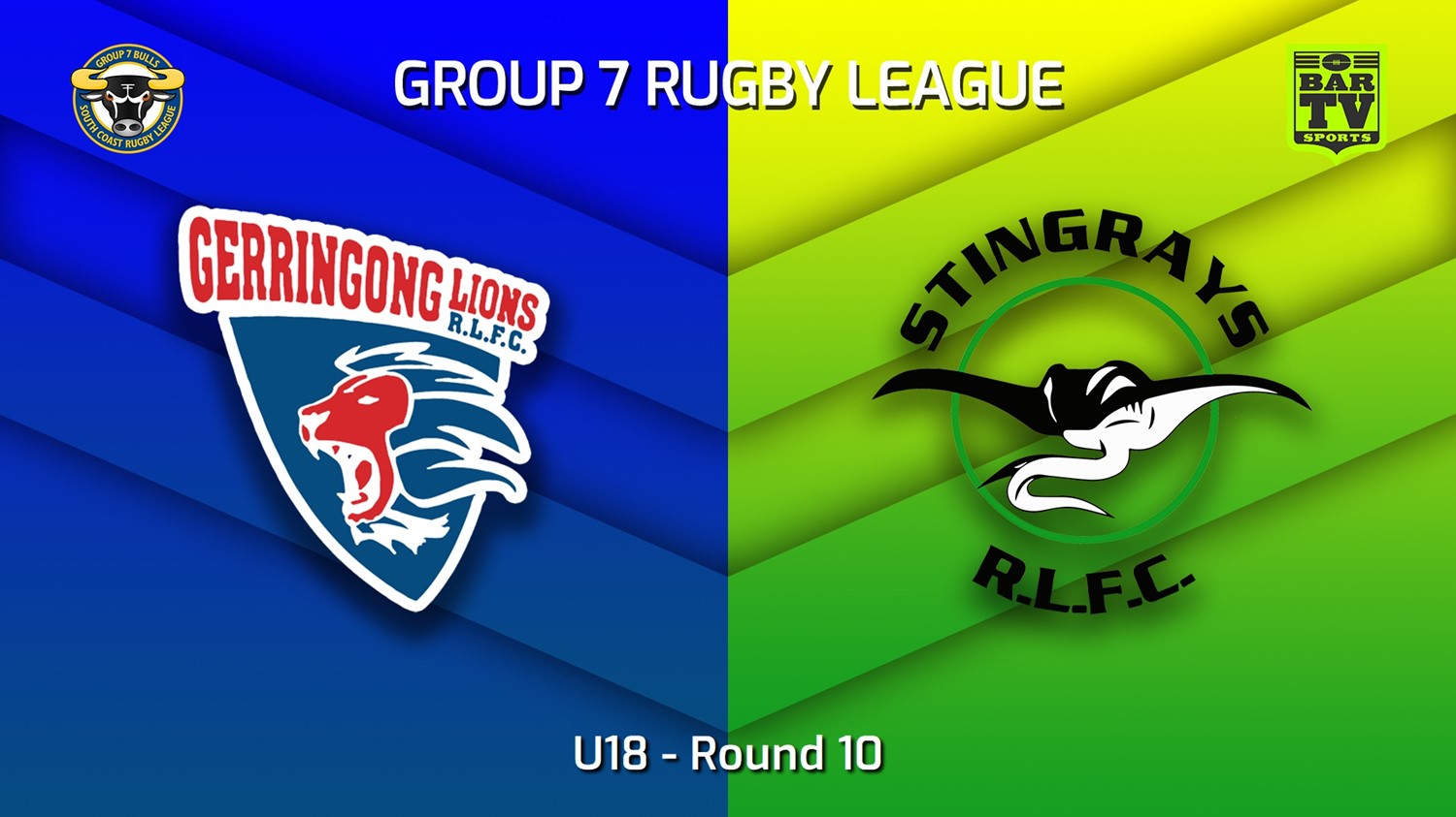 MINI GAME: South Coast Round 10 - U18 - Gerringong Lions v Stingrays of Shellharbour Slate Image