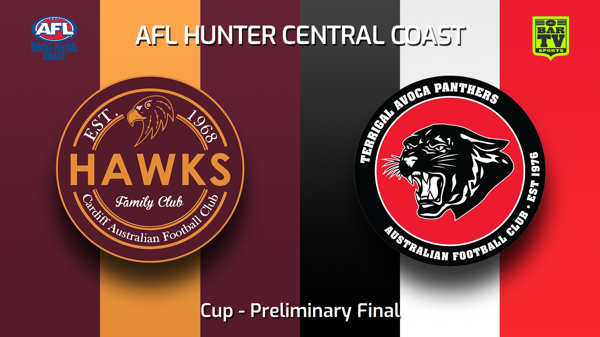 240831-video-AFL Hunter Central Coast Preliminary Final - Cup - Cardiff Hawks v Terrigal Avoca Panthers Slate Image