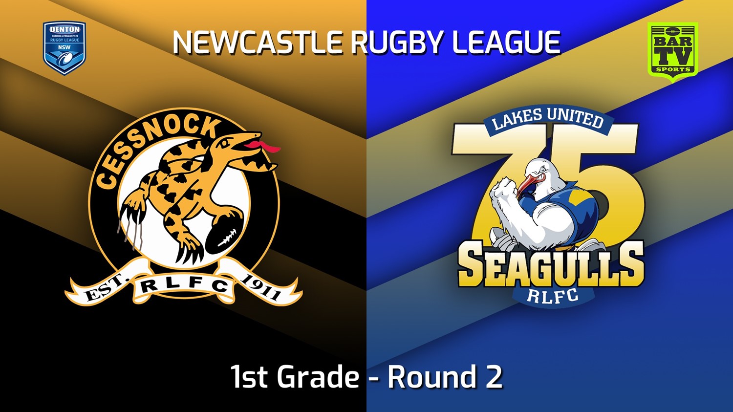 220402-Newcastle Round 2 - 1st Grade - Cessnock Goannas v Lakes United Minigame Slate Image