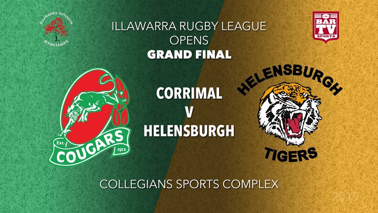 IRL Grand Final - Women's Open - Corrimal Cougars RLFC v Helensburgh Tigers Slate Image