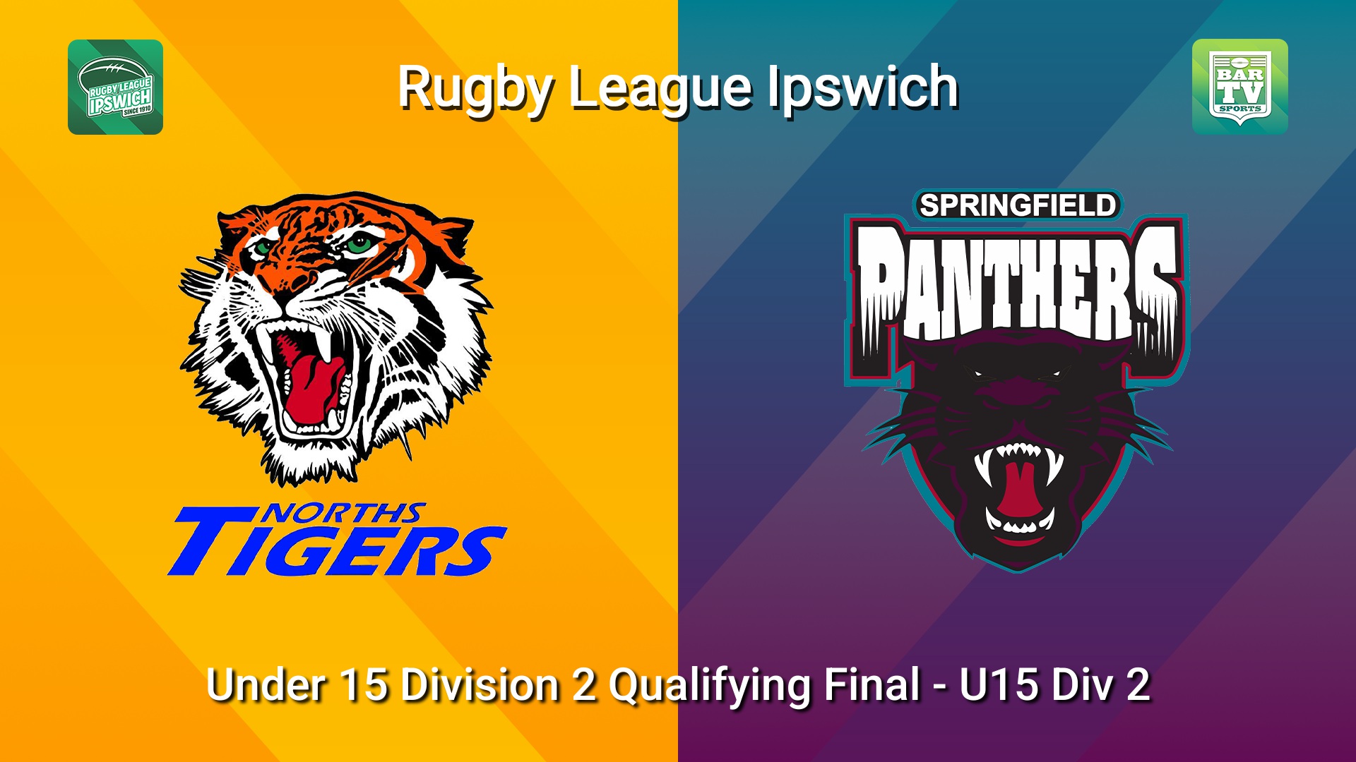 260822-video-Rugby League Ipswich Under 15 Division 2 Qualifying Final - U15 Div 2 - Norths Tigers v Springfield Panthers Slate Image
