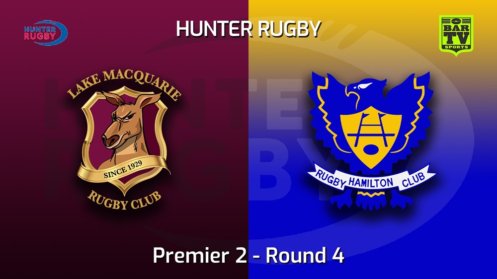 220606-Hunter Rugby Round 4 - Premier 2 - Lake Macquarie v Hamilton Hawks Minigame Slate Image