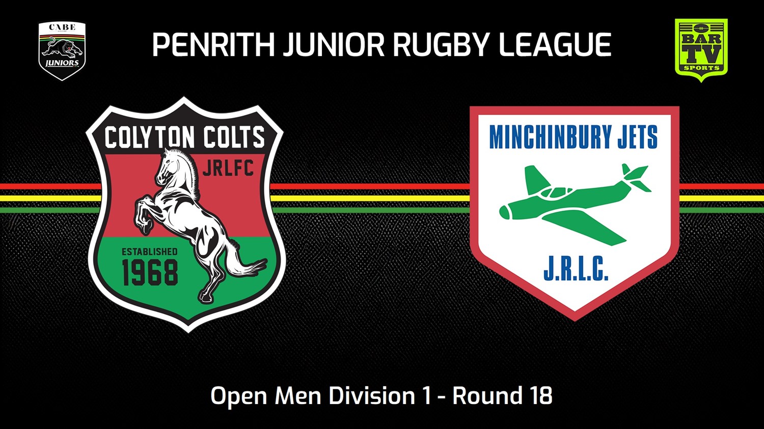 240420-video-Penrith & District Junior Rugby League Round 18 - Open Men Division 1 - Colyton Colts v Minchinbury Slate Image