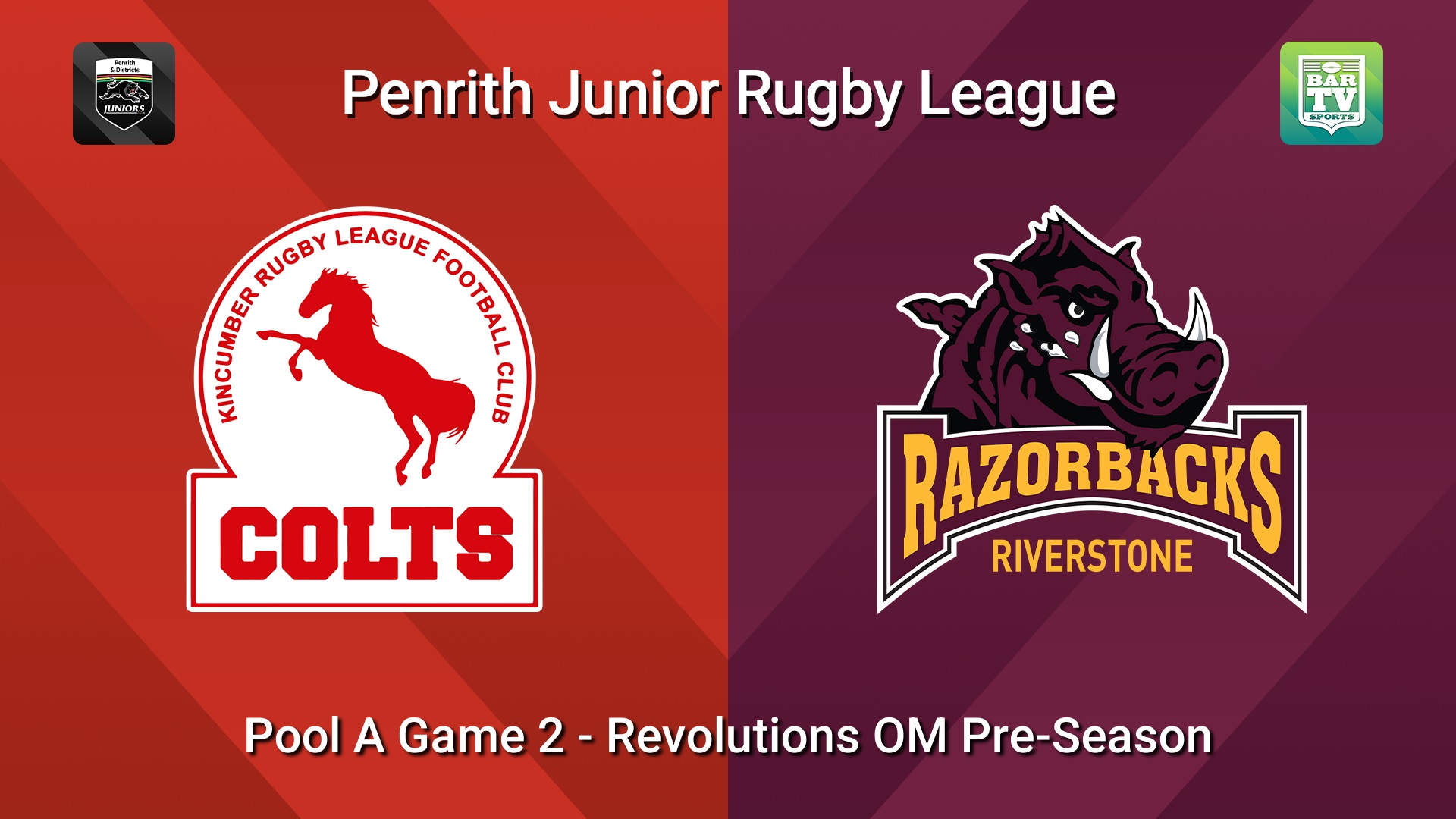 260321-video-Penrith & District Junior Rugby League Pool A Game 2 - Revolutions OM Pre-Season - Kincumber Colts v Riverstone Slate Image