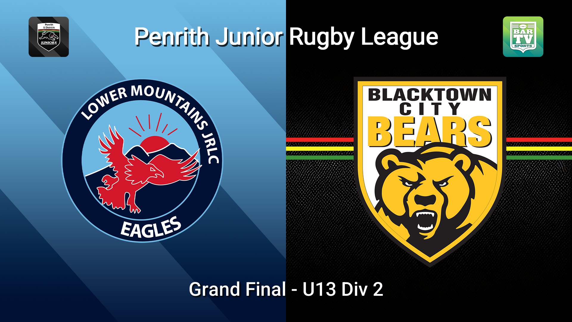 260905-video-Penrith & District Junior Rugby League Grand Final - U13 Div 2 - Lower Mountains v Blacktown City Slate Image