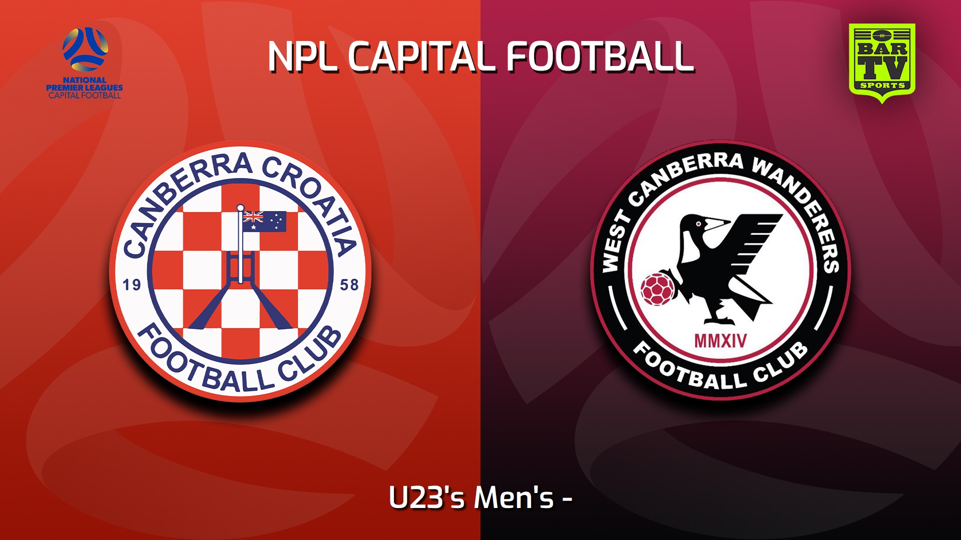 230430-Capital NPL U23 Canberra FC U23 v West Canberra Wanderers U23s Slate Image