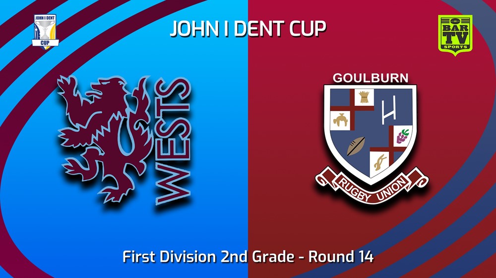 230715-John I Dent (ACT) Round 14 - First Division 2nd Grade - Wests Lions v Goulburn Dirty Reds Slate Image