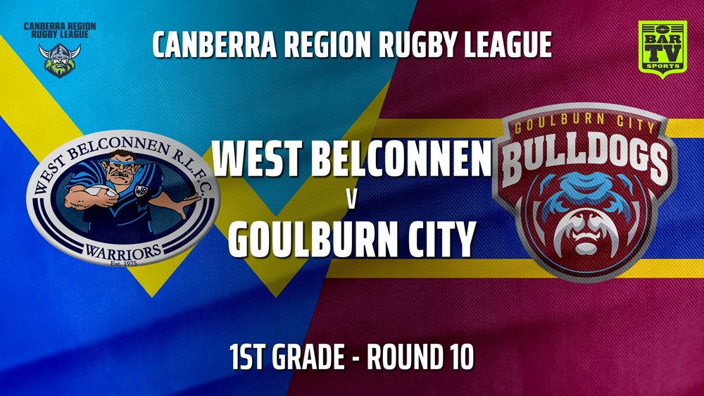 210703-Canberra Round 10 - 1st Grade - West Belconnen Warriors v Goulburn City Bulldogs Slate Image